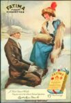 1913 A New Year Wish. May you never be without Fatima Cigarettes