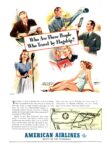 1940 Who Are These People Who Travel by Flagship. American Airlines