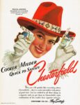 1941 Cooler Milder Quick To Satisfy Chesterfield. Patricia Morison