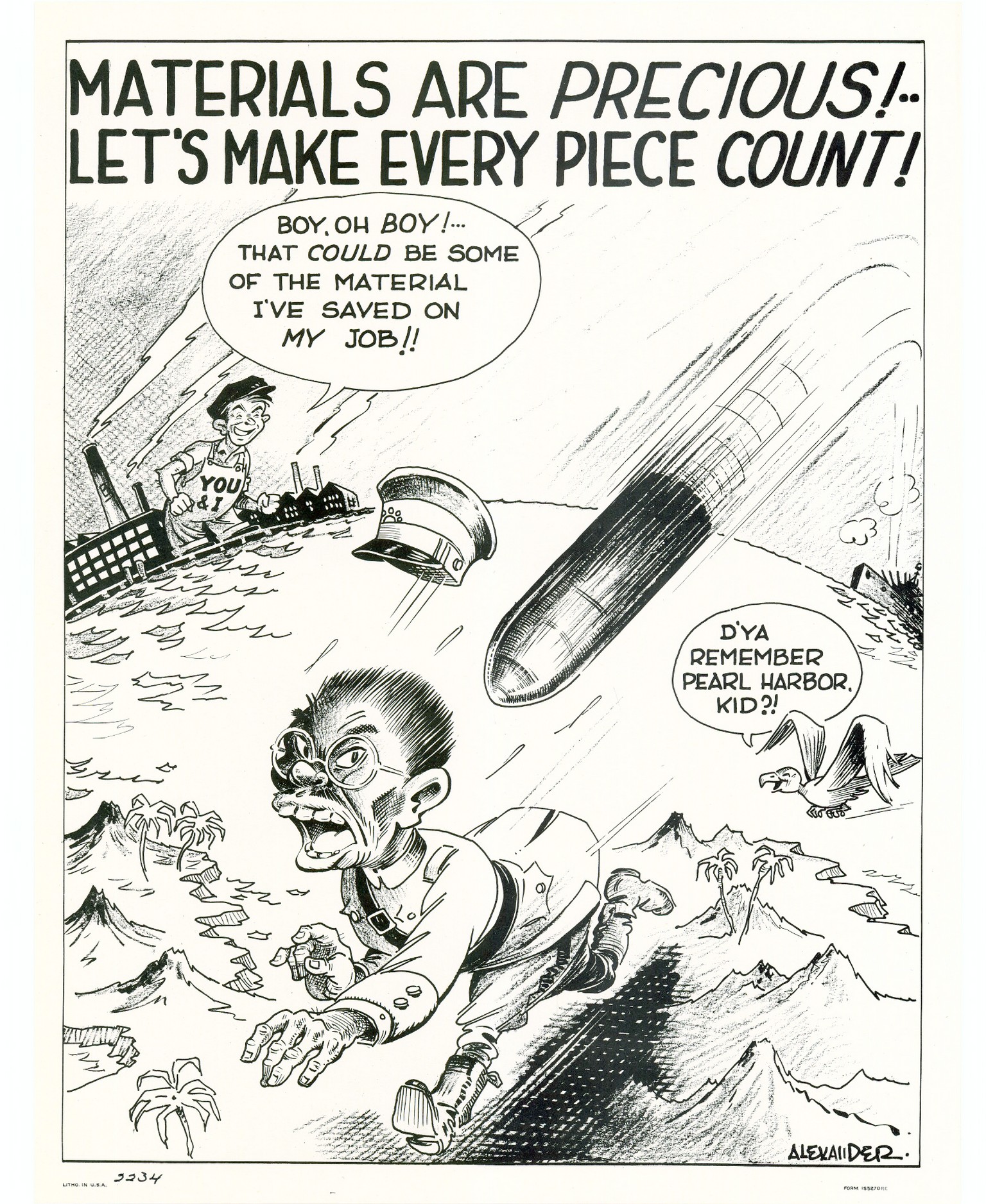 1942 Materials Are Precious! .. Let's Make Every Piece Count!