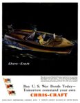 1944 Buy U.S. War Bonds Today - Tomorrow command your own Chris-Craft