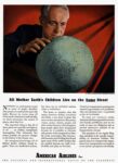 1946 All Mother Earth's Children Live on the Same Street. American Airlines