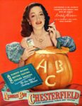 1947 Chesterfield Is My Favorite Cigarette And Always Tops With My Guest. Dorothy Lamour