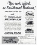 1948 You Can't Afford an Earthbound Business!. Step Up Profits. American Airlines