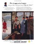 1949 'Fun is Never Out of Season Once You Learn About Year-'Round Flagship Travel!' American Airlines