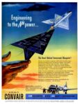 1952 Engineering to the Nth power ... The Hand Behind Tomorrow's Blueprint! In The Air It's Convair