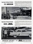 1953 Save days of driving to Vacation. Fly American. American Airlines