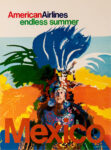 1972 American Airlines endless summer. Mexico