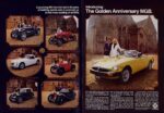 1975 MG MGB. MG 50 Years. Introducing The Golden Anniversary MGB