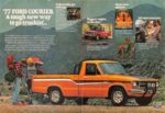 1977 Ford Courier. A tough new way to go truckin'...