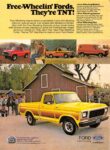 1978 Ford Trucks. Free-Wheelin' Fords. They're TNT