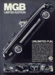 1979 MG MGB Limited Edition. Unlimited Fun
