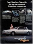 1985 Oldsmobile Calais. Any way you measure it, it more than measures up