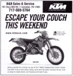 2001 KTM 250 E-XC Sportmotorcycles. Escape Your Couch This Weekend