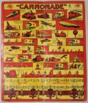 1916 Cannonade. Board Game