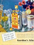 1937 Drinks never taste thin with Gordon's Gin