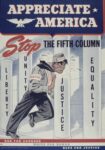 1941 Appreciate America. Stop The Fifth Column