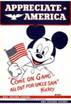 1941 Appreciate America. ‘Come On Gang - All Out For Uncle Sam’ Mickey