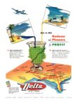 1952 How to Mix Business and Pleasure for Profit. Delta Air Lines