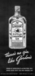 1953 Gordon's Distilled London Dry Gin. there's no gin like Gordon's