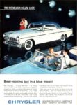 1955 Chrysler Windsor DeLuxe V-8. Best-looking buy in a blue moon!
