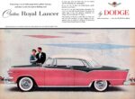 1955 Dodge Custom Royal Lancer. Presenting a car of noble proportions, gallant and gay, and born to rue the road in flashing style