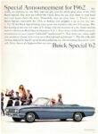 1962 Buick Special. Special Announcement for 1962