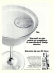 1965 No. You won't see our patent of smoothness in your Gordon's Vodka martini, but every sip says it's there