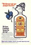 1972 'We flavour-age our juniper berries.' It's how Gordon's keeps its gin up!