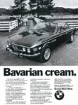1973 BMW 3.0 CS Sports Coupe. Bavarian cream