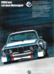 1973 BMW 3.0 CS. BMW lebt mit dem Motorsport