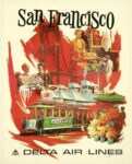 1974 San Francisco. Delta Air Lines