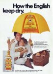 1975 How the English keep dry. Gordon's Gin