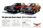 1981 Buick Riviera & Skylark. We give you front-wheel drive at both ends