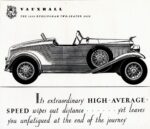 1930 Vauxhall Hurlingham Two-Seater