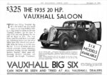 1935 Vauxhall Big Six 20 H.P. Saloon