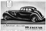 1936 SS Jaguar 4-Door Saloon. Swift as the wind... silent as a shadow