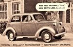 1937 Vauxhall Ten Saloon. Brilliant Performance - Independent Springing