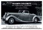 1939 Triumph Dolomite Roadster Coupe