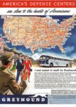 1941 America's Defense Centers are close to the hearts of Americans. Greyhound