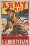 1943 Army Week. Throw Your weight into the 3rd Liberty Load