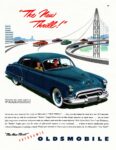 1949 Oldsmobile Futuramic. 'The New Thrill!'