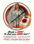 1949 Smoke a Lucky to feel your Level best! Lucky Strike