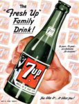 1949 The 'Fresh Up' Family Drink! 7up