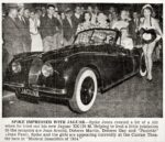 1953 Jaguar XK120 and Spike Jones (bandleader)