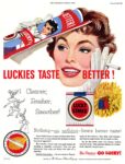 1953 Luckies Taste Better! Lucky Strike