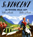 1954 St. Vincent. La Riviera Della Alpi. Valle d'Aosta