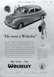 1954 Wolseley. 'He owns a Wolseley'