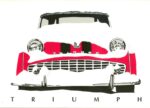 1958 Triumph TR3-A Christmas Card