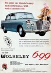 1959 Wolsley 6-99. No other car blends luxury and performance with such a modest cost